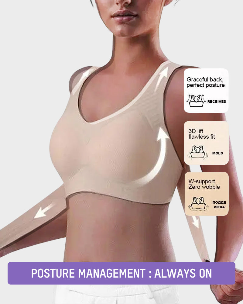 LAST DAY PROMOTION -  Closure Cross-Back Wireless Posture Bra