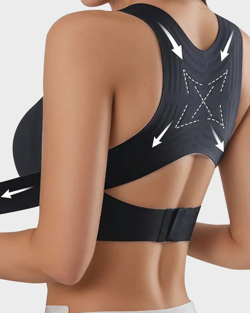 LAST DAY PROMOTION -  Closure Cross-Back Wireless Posture Bra